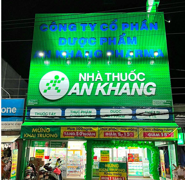 Thi Công Bảng Hiệu Nhà Thuốc an khang