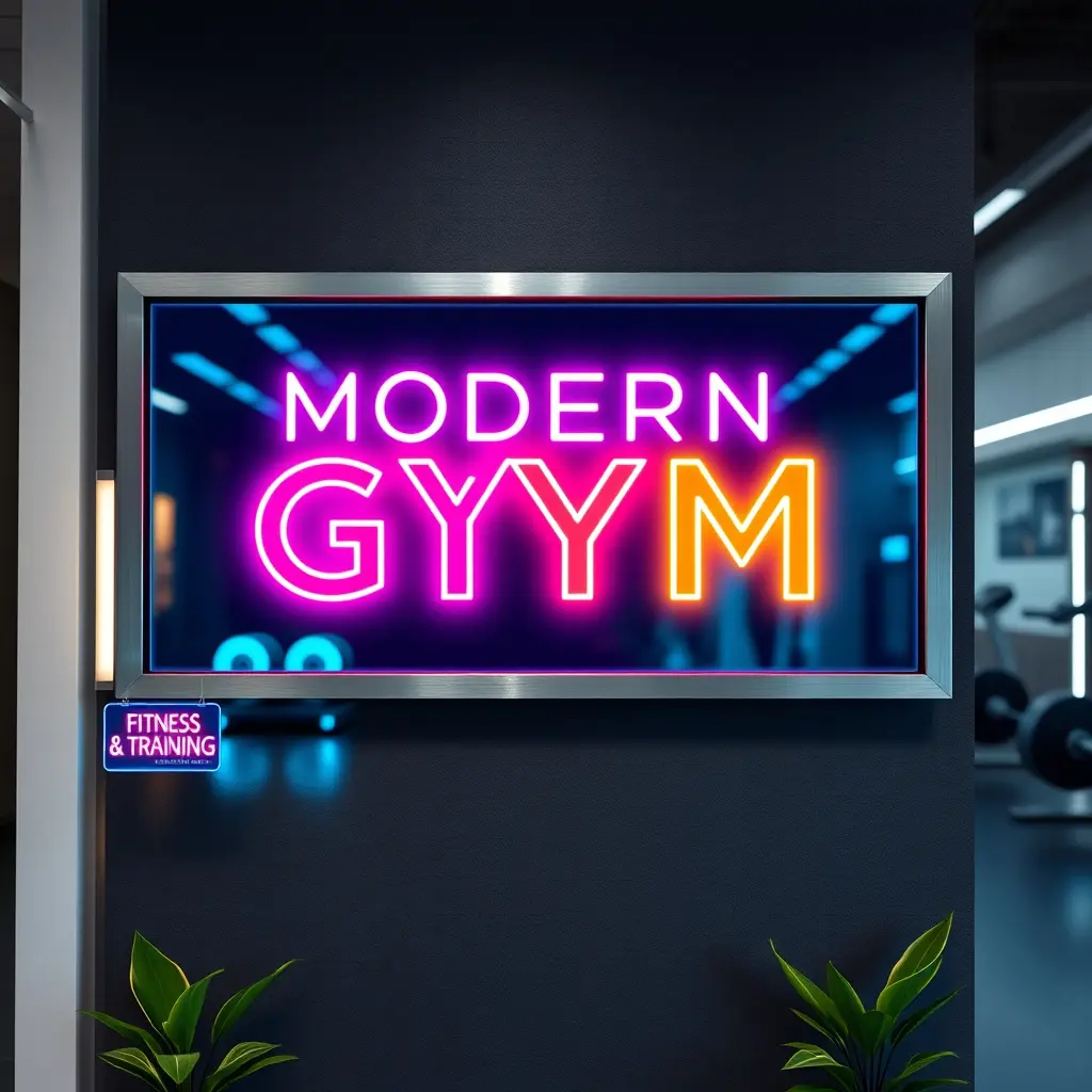 Bảng Hiệu Phòng Gym Hiện đại