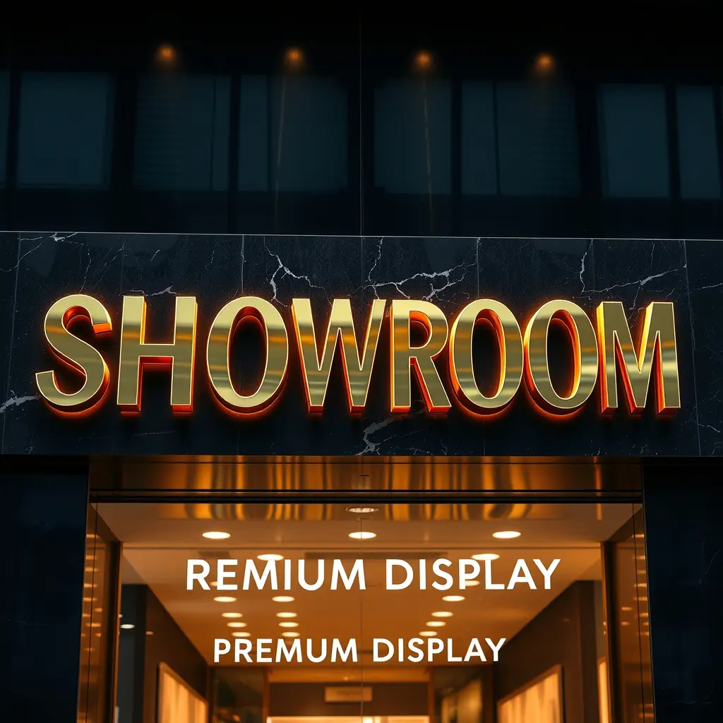 Bảng Hiệu Showroom Sang Trọng