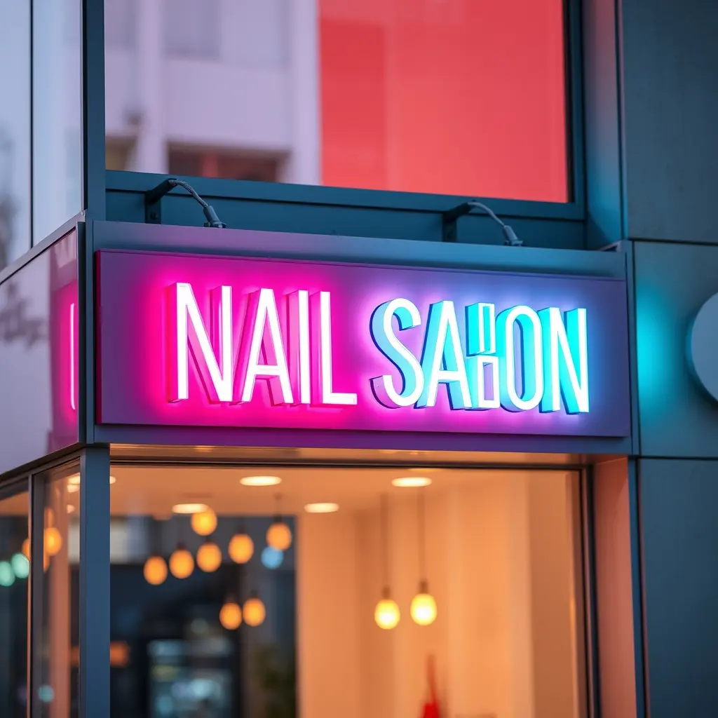 Bảng Hiệu Tiệm Nail Nổi Bật