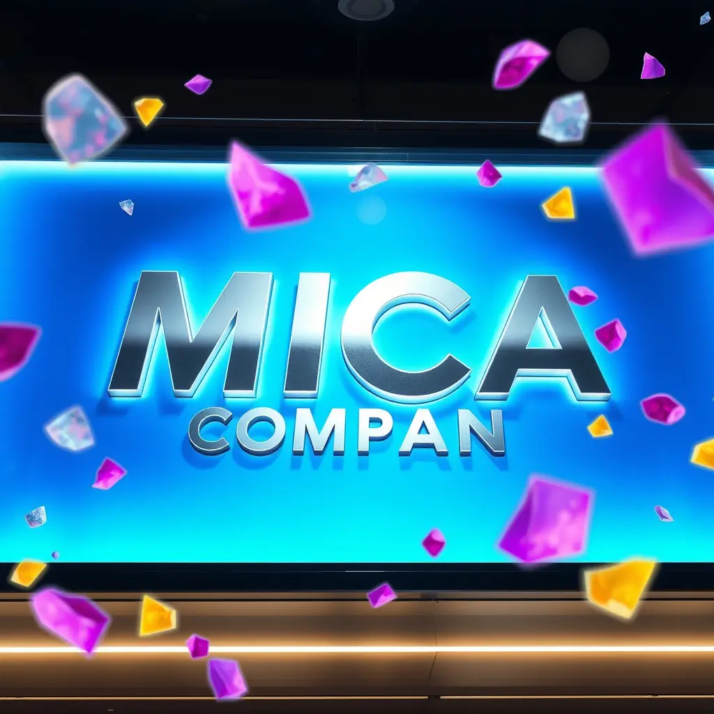Biển Công Ty Mica Dán Cửa Quảng Cáo Việt
