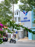Thi công bảng hiệu mặt tiền Sỏi Massage
