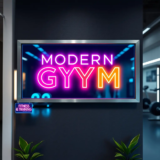 Bảng Hiệu Phòng Gym Hiện đại