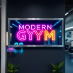 Bảng Hiệu Phòng Gym Hiện đại