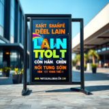 Gia Công Standee Sắt Ngoài Trời