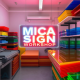 Xưởng Làm Hộp đèn Mica